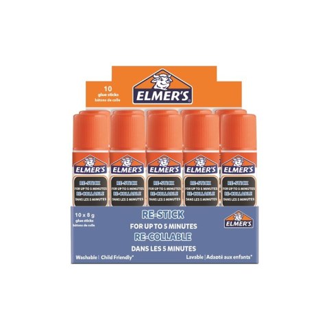 Klej re-stick w sztyfcie 8g, ELMERS 2137852 Elmers Klej re-stick w sztyfcie 8g, ELMERS 2137852 Elmers