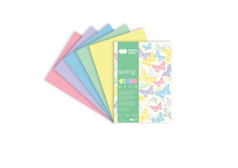 Blok Deco Spring A4, 170g, 20 ark, 5 kol., Happy Color HA 3817 2030-110 Happy Color Blok Deco Spring A4, 170g, 20 ark, 5 kol., Happy Color HA 3817 2030-110 Happy Color