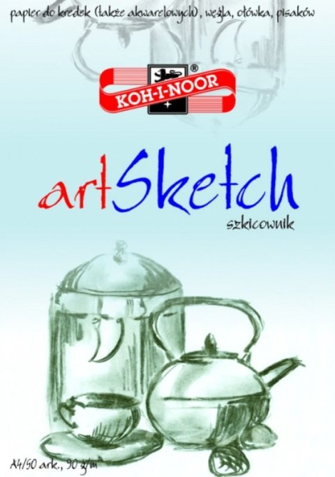 Blok szkicowy A4 ART SKETCH 90g. KOH-I-NOOR Koh-i-noor Blok szkicowy A4 ART SKETCH 90g. KOH-I-NOOR Koh-i-noor