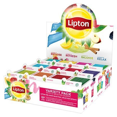 Herbata LIPTON Variety Pack - 12 smaków x 15 kopert fol. Lipton Herbata LIPTON Variety Pack - 12 smaków x 15 kopert fol. Lipton