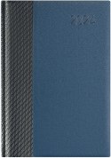 Kalendarz A-5 STANDARD książkowy (KS1), 06 - grafit carbon / granat linea 2025 TELEGRAPH Telegraph