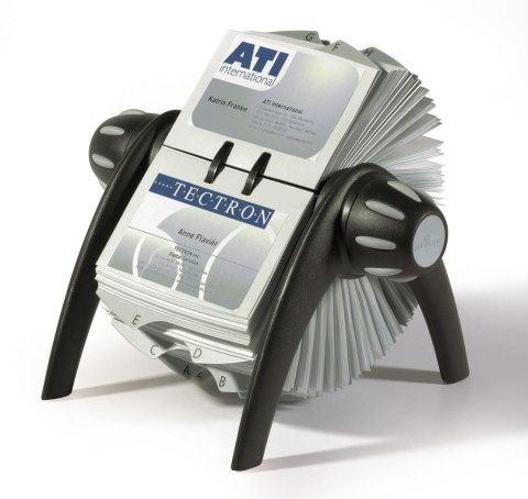 Kartoteka obrotowa VISIFIX flip na 400 wizytówek czarna DURABLE 2417-01 Durable Kartoteka obrotowa VISIFIX flip na 400 wizytówek czarna DURABLE 2417-01 Durable