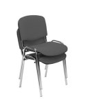 Krzesło konferencyjne ISO black C73 szaro-czarny NOWY STYL Nowy Styl