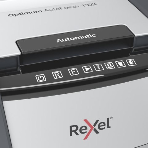 Niszczarka Rexel Optimum AutoFeed+ 130X, (P-4), 130 kartek, 44 l kosz, 2020130XEU Rexel Niszczarka Rexel Optimum AutoFeed+ 130X, (P-4), 130 kartek, 44 l kosz, 2020130XEU Rexel