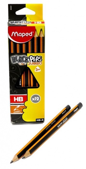 Ołówek BLACKPEPS JUMBO HB 854021 MAPED Maped Ołówek BLACKPEPS JUMBO HB 854021 MAPED Maped