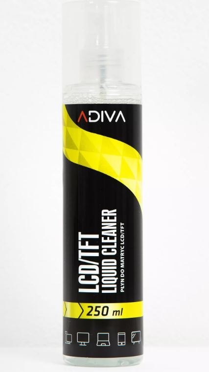 Płyn do czyszczenia ekranów LCD/TFT 250 ml, ADIVA Adiva Płyn do czyszczenia ekranów LCD/TFT 250 ml, ADIVA Adiva