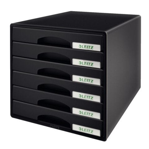 Pojemnik z 6 szufladami Leitz PLUS, czarny 52120095 Leitz Pojemnik z 6 szufladami Leitz PLUS, czarny 52120095 Leitz