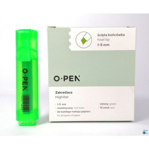 Zakreślacze 6kol. DH106 ścięta końcówka 1-5mm OPEN komplet Open Zakreślacze 6kol. DH106 ścięta końcówka 1-5mm OPEN komplet Open