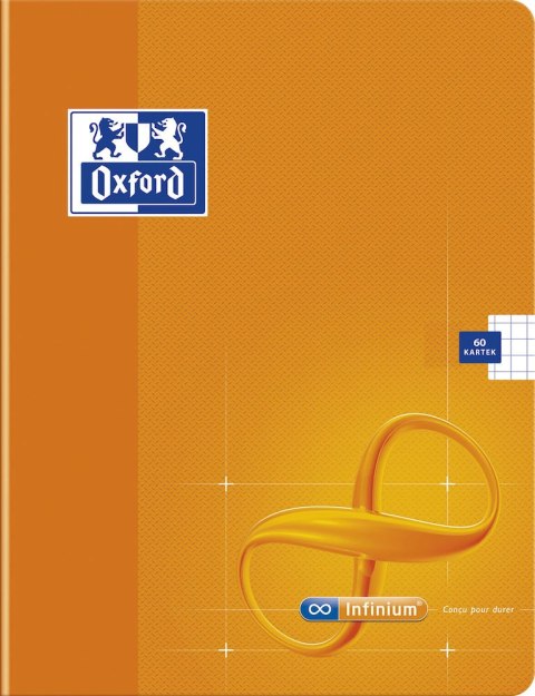 Zeszyt A4 60k, kratka z marginesem, OXFORD, INFINIUM 400026712 Oxford Zeszyt A4 60k, kratka z marginesem, OXFORD, INFINIUM 400026712 Oxford
