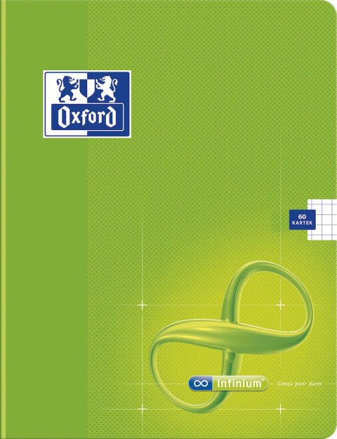Zeszyt A4 60k, kratka z marginesem, OXFORD, INFINIUM 400026712 Oxford Zeszyt A4 60k, kratka z marginesem, OXFORD, INFINIUM 400026712 Oxford