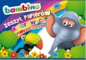 Zeszyt papierów kolorowych nabłyszczanych A4 10 kartek MINI ZOO BAMBINO *1802 MAJEWSKI St.Majewski