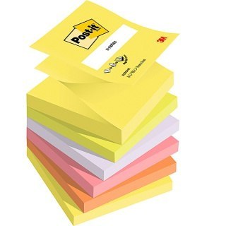 Bloczki 3M POST-IT Z-Notes 76x76mm neonowe 6x100k R330-NR FT510089939 Post-It 3M Bloczki 3M POST-IT Z-Notes 76x76mm neonowe 6x100k R330-NR FT510089939 Post-It 3M