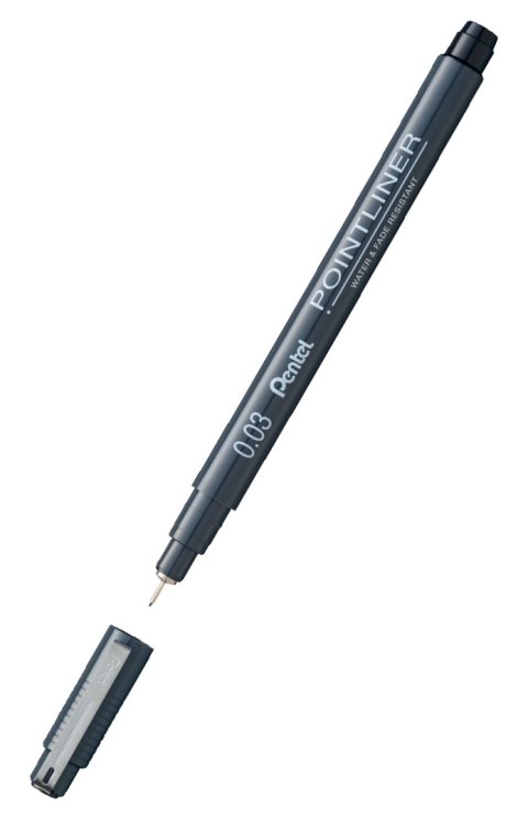 Cienkopis kalibrowany POINTLINER czarny S20P-03A 0,03mm PENTEL Pentel Cienkopis kalibrowany POINTLINER czarny S20P-03A 0,03mm PENTEL Pentel