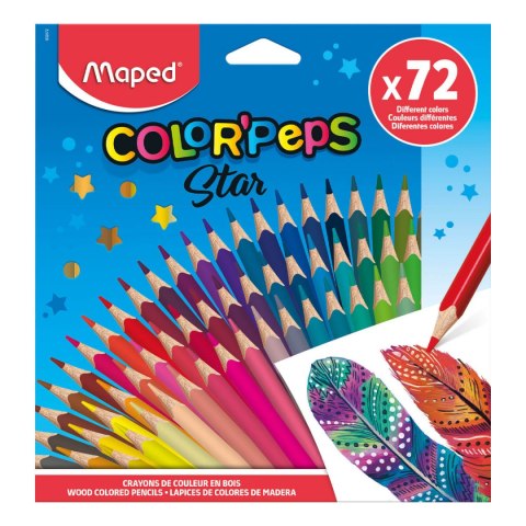 Kredki Colorpeps trójkatne 72szt 832072 MAPED Maped Kredki Colorpeps trójkatne 72szt 832072 MAPED Maped