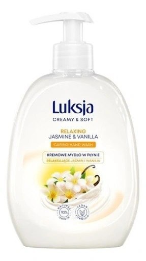LUKSJA Mydło w płynie z dozownikiem 500 ml Jaśmin & Vanilia 8919 Luksja LUKSJA Mydło w płynie z dozownikiem 500 ml Jaśmin & Vanilia 8919 Luksja