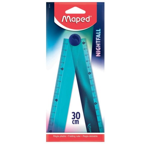 Linijka składana Nightfall 15/30 cm w torebce 281018 MAPED Maped Linijka składana Nightfall 15/30 cm w torebce 281018 MAPED Maped