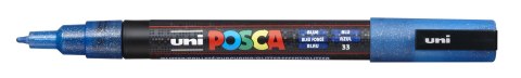 Marker z tuszem pigmentowym PC-3ML brokatowy niebieski POSCA UNPC3ML/DNI Posca Marker z tuszem pigmentowym PC-3ML brokatowy niebieski POSCA UNPC3ML/DNI Posca