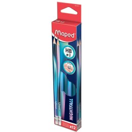 Ołówek z gumką Nightfall HB Maped 851813 Maped