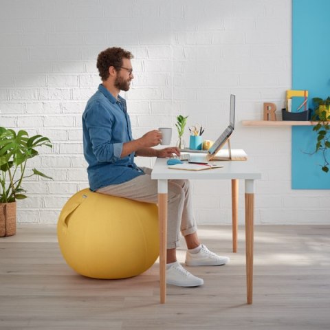 Piłka do siedzenia Leitz Ergo Cosy, żółta 52790019 Leitz Piłka do siedzenia Leitz Ergo Cosy, żółta 52790019 Leitz