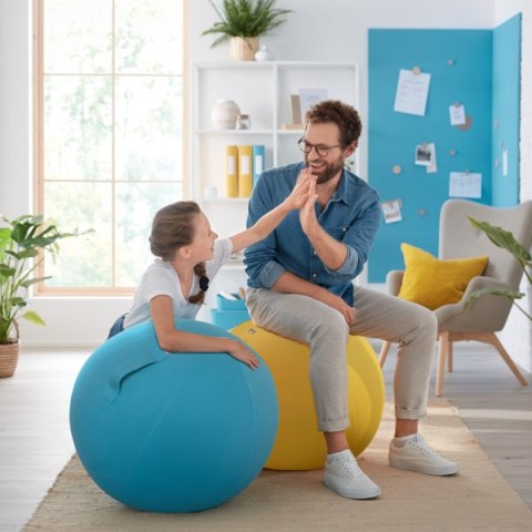 Piłka do siedzenia Leitz Ergo Cosy, żółta 52790019 Leitz Piłka do siedzenia Leitz Ergo Cosy, żółta 52790019 Leitz