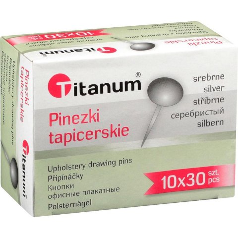 Pinezka tapicerska 30szt. dł.szpilki 14.5mm 82785 TITANUM Titanum Pinezka tapicerska 30szt. dł.szpilki 14.5mm 82785 TITANUM Titanum