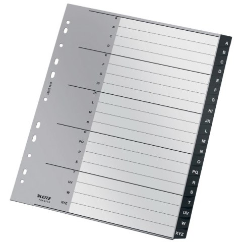 Przekładki Recycle, A - Z, A4, PP, czarne Leitz, 12190000 Leitz Przekładki Recycle, A - Z, A4, PP, czarne Leitz, 12190000 Leitz