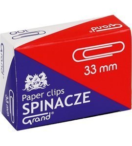Spinacz R-33 mm GRAND 1op x 100sztuk 110-1382 Grand Spinacz R-33 mm GRAND 1op x 100sztuk 110-1382 Grand