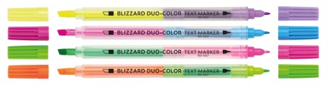 Zakreślacze tekstu BLIZZARD DUO-COLOR różowo-niebieski TO-337 Toma Toma