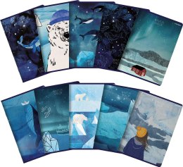 Zeszyt_TOP 2000 WINTER SAILOR A5 32k 70g mix linia z marginesem 400157921 Top 2000