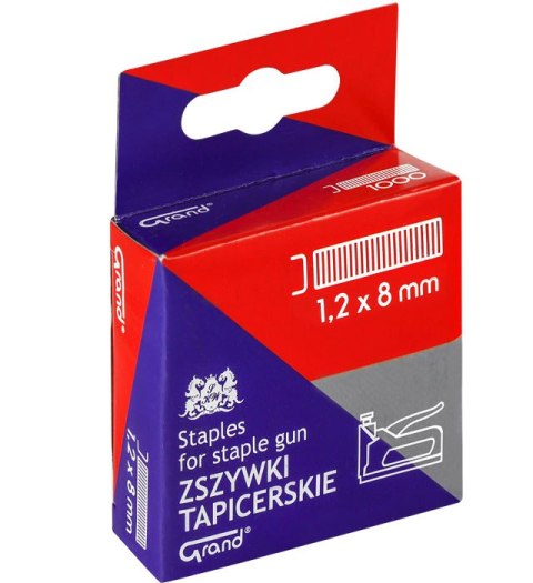 Zszywki do zszywacza tapicerskiego 1.2x8 110-1705 Grand Zszywki do zszywacza tapicerskiego 1.2x8 110-1705 Grand