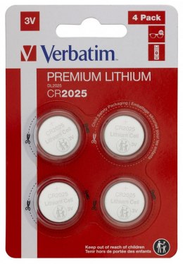 Baterie VERBATIM LITHIUM CR2025 BLISTER 4szt. 49532 Verbatim