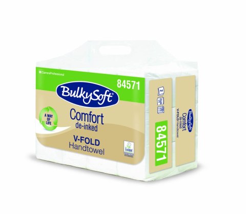 BulkySoft Comfort de-inked EKOLOGICZNY ręcznik papierowy składany classic typu ZZ, V 84571 Bulky Soft BulkySoft Comfort de-inked EKOLOGICZNY ręcznik papierowy składany classic typu ZZ, V 84571 Bulky Soft