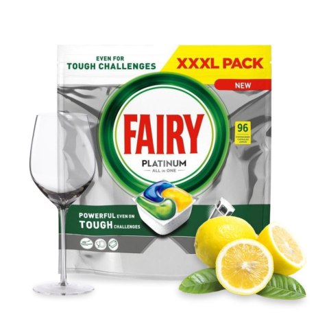 FAIRY Kapsułki do zmywarki PLATINUM ALL IN1 96 sztuk LEMON 36751 Fairy FAIRY Kapsułki do zmywarki PLATINUM ALL IN1 96 sztuk LEMON 36751 Fairy