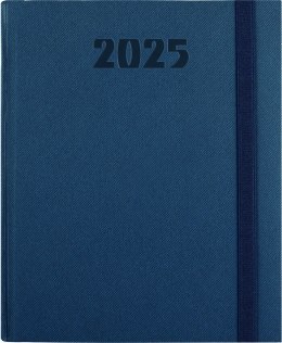 Kalendarz B-6 PLUS książkowy (U4), 05 - granat teksas / gumka 2025 TELEGRAPH Telegraph