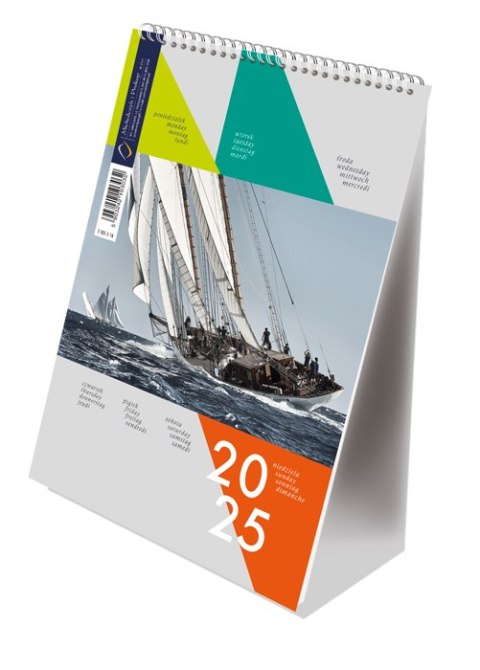Kalendarz ze spiralką A5 - pionowy 2025 Michalczyk i Prokop T-101-3-14 Michalczyk i Prokop Kalendarz ze spiralką A5 - pionowy 2025 Michalczyk i Prokop T-101-3-14 Michalczyk i Prokop