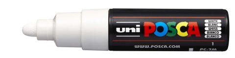 Marker z tuszem pigmentowym PC-7M biały POSCA UNPC7M/6BI Posca Marker z tuszem pigmentowym PC-7M biały POSCA UNPC7M/6BI Posca