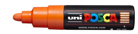 Marker z tuszem pigmentowym PC-7M pomarańczowy POSCA UNPC7M/6PO Posca Marker z tuszem pigmentowym PC-7M pomarańczowy POSCA UNPC7M/6PO Posca