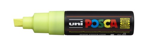 Marker z tuszem pigmentowym PC-8K fluorescencyjny żółty POSCA UNPC8K/6FLUZO Posca Marker z tuszem pigmentowym PC-8K fluorescencyjny żółty POSCA UNPC8K/6FLUZO Posca