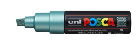 Marker z tuszem pigmentowym PC-8K metalic zielony POSCA UNPC8K/6METZI Posca Marker z tuszem pigmentowym PC-8K metalic zielony POSCA UNPC8K/6METZI Posca