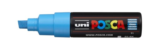 Marker z tuszem pigmentowym PC-8K turkusowy POSCA UNPC8K/6TR Posca Marker z tuszem pigmentowym PC-8K turkusowy POSCA UNPC8K/6TR Posca