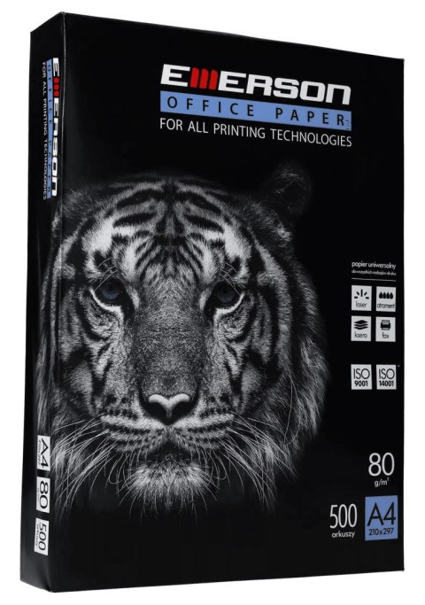 Papier xero A4 80g TIGER klasa białości C Emerson Papier xero A4 80g TIGER klasa białości C Emerson