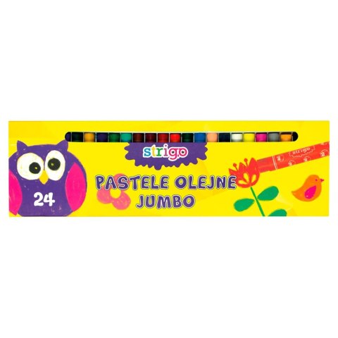 Pastele olejne JUMBO 12 kolory STRIGO SSC030 Strigo Pastele olejne JUMBO 12 kolory STRIGO SSC030 Strigo