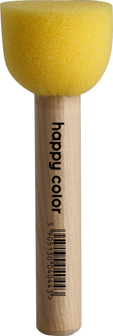 Pędzel gąbkowy okrągły, 30mm, Happy Color HA 7270 1022-3 Happy Color Pędzel gąbkowy okrągły, 30mm, Happy Color HA 7270 1022-3 Happy Color
