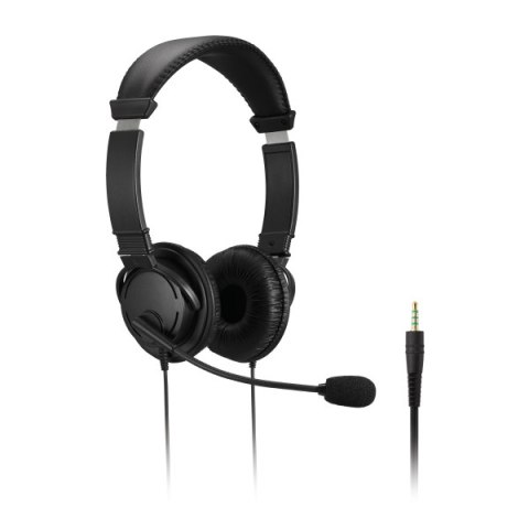 Słuchawki Kensington 3,5mm Hi-Fi z mikrofonem i regulacją głośności K33597WW Kensington Słuchawki Kensington 3,5mm Hi-Fi z mikrofonem i regulacją głośności K33597WW Kensington