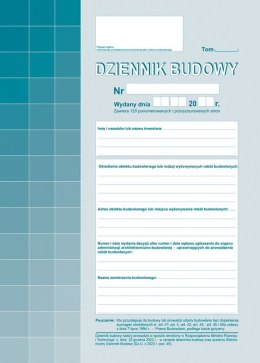 Dziennik budowy 120stron A4 603-2Z Michalczyk i Prokop Michalczyk i Prokop