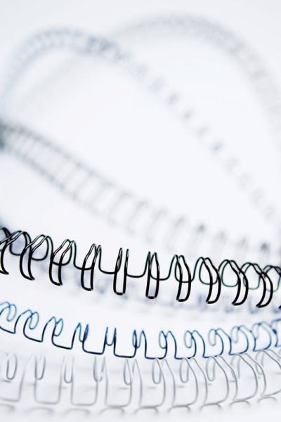 Grzbiety drutowe biale 10mm (100szt) 53262 FELLOWES (51-80 kartek) 3/8" skok 3:1 Fellowes