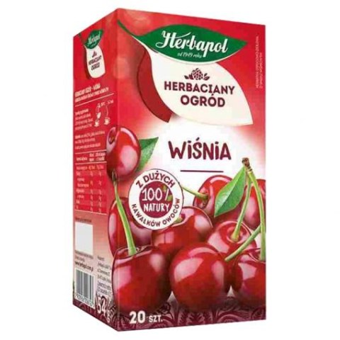 Herbata HERBAPOL HERBACIANY OGRÓD Wiśnia 20tb Herbapol Herbata HERBAPOL HERBACIANY OGRÓD Wiśnia 20tb Herbapol