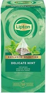 Herbata LIPTON PIRAMID MIĘTA Exclusive Selection 25 kopert Lipton Herbata LIPTON PIRAMID MIĘTA Exclusive Selection 25 kopert Lipton