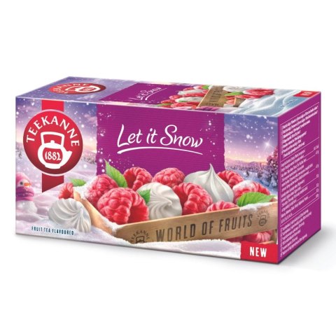 Herbata TEEKANNE LET IT SNOW 20t o smaku bezy i malin Teekanne Herbata TEEKANNE LET IT SNOW 20t o smaku bezy i malin Teekanne