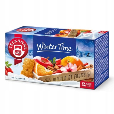 Herbata TEEKANNE WINTER TIME 20t o smaku cynamonu i herbatników migdałowych Teekanne Herbata TEEKANNE WINTER TIME 20t o smaku cynamonu i herbatników migdałowych Teekanne